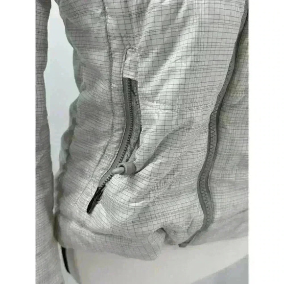 Columbia OmniHeat/OmniShield Interchange Winter Jacket White/Gray Stripes, Sz XS - Picture 4 of 14